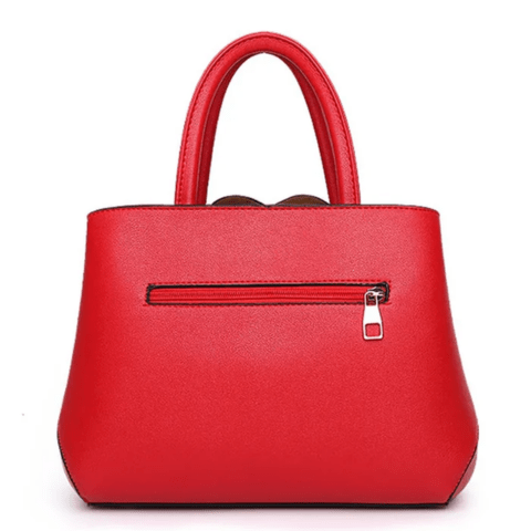 Bolsa Floral Luxe em Couro Impermeável