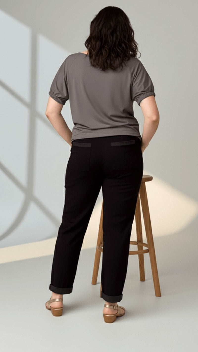Calça Vicky – Conforto que parece moletom, visual de jeans