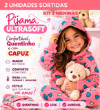 Pijama Infantil Ultra Soft™ - Quentinho, Confortável e Brilha no Escuro ✨