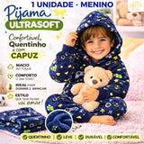 Pijama Infantil Ultra Soft™ - Quentinho, Confortável e Brilha no Escuro ✨