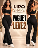 Calça LipoShape™ — Cintura Alta Modeladora - Efeito Lipo