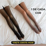 Meia Calça Peluciada Translúcida — Parece Fina Por Fora, Mas é Super Quentinha Por Dentro