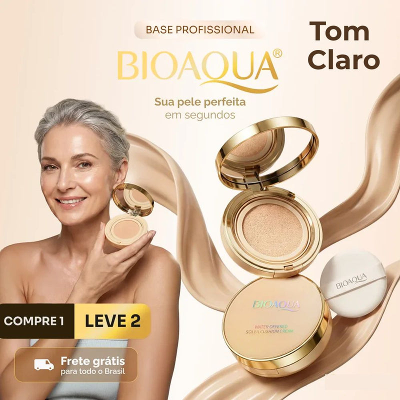 BioAqua® Base Profissional de Alta Cobertura "COMPRE 1 & LEVE 2" + Brindes