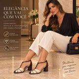Assandalhado Ortopédico Salomé Confort — Elegância e Segurança em Cada Passo
