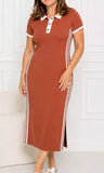 Vestido Mídi Elizza Moletinho - Conforto que Abraça. Estilo que Acompanha. (Oferta Exclusiva)