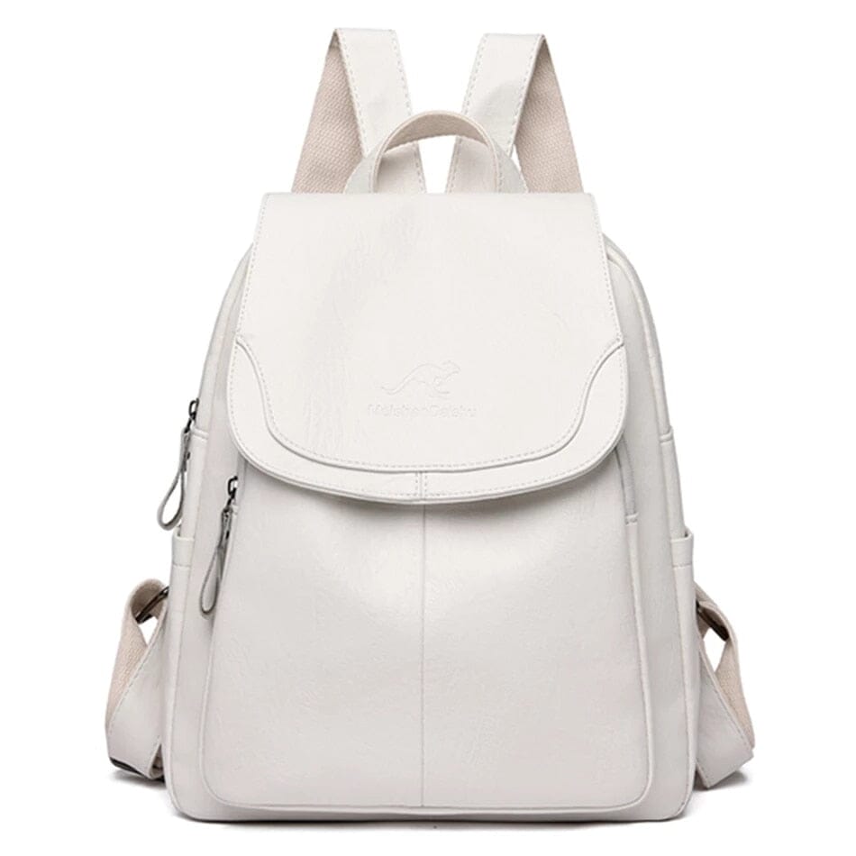 Bolsa - Mochila de Couro Jasmim